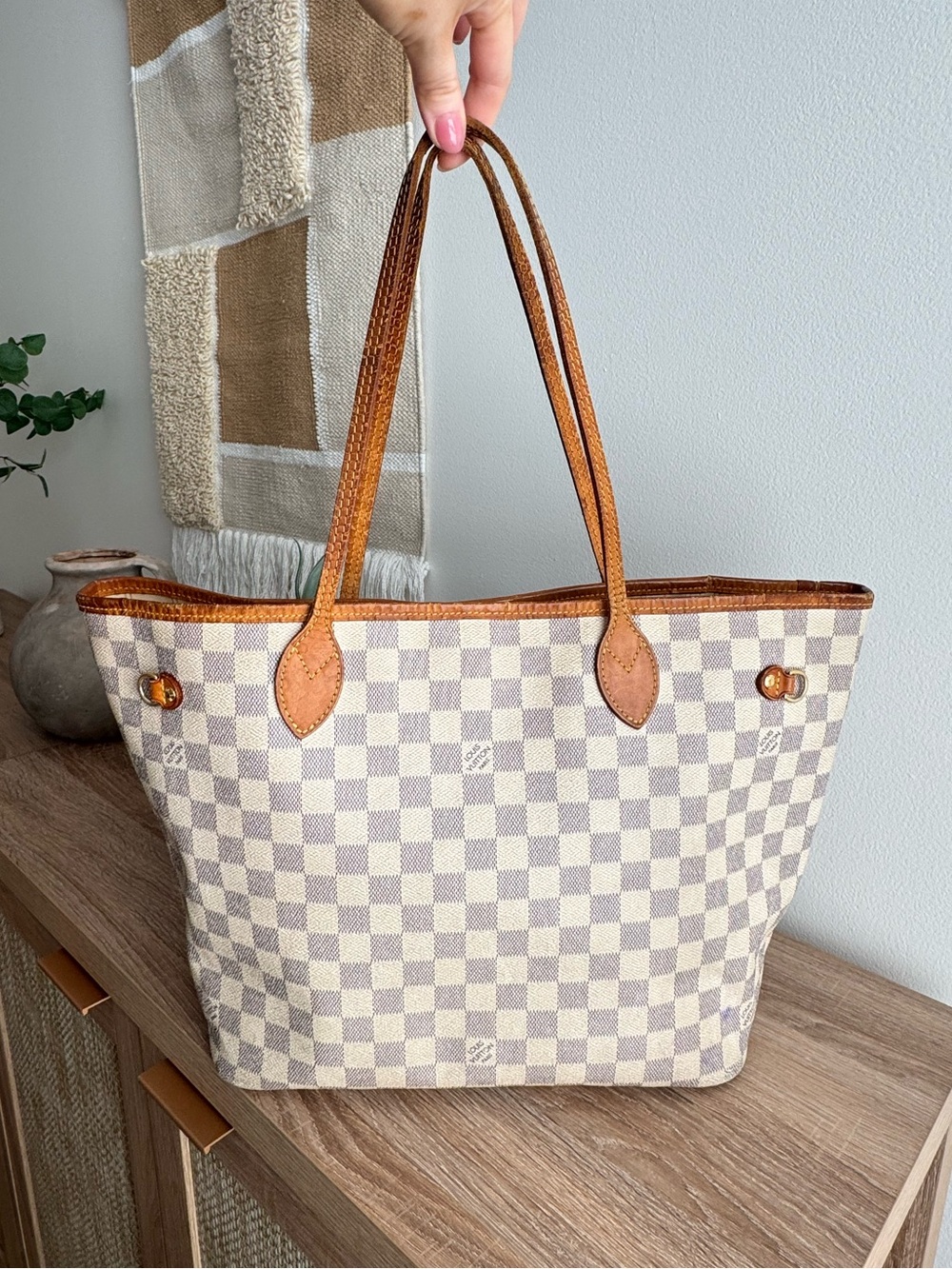 ✅AUTH✅LOUIS VUITTON NEVERFULL MM AZUR - Picture 2 of 16